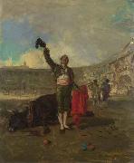 Marsal, Mariano Fortuny y The BullFighters Salute USA oil painting artist